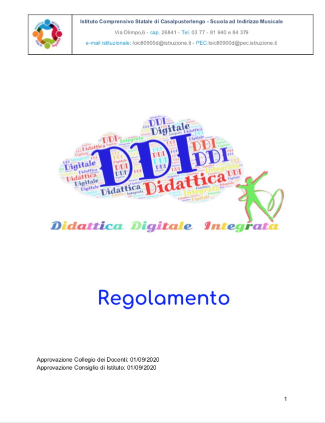Regolamento DDI