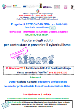 Incontro 18 gennaio 2019